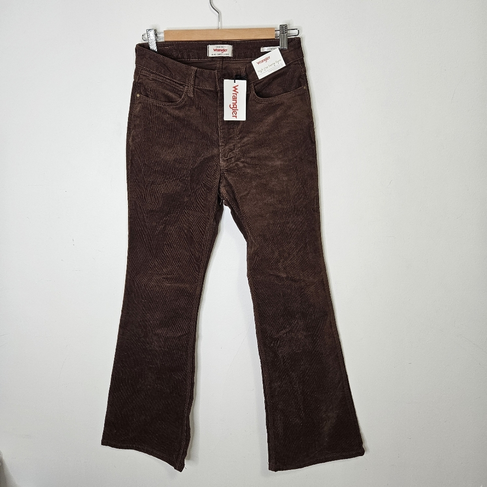 Wrangler Women's Brown Flare Jeans - Picture 2 of 8
